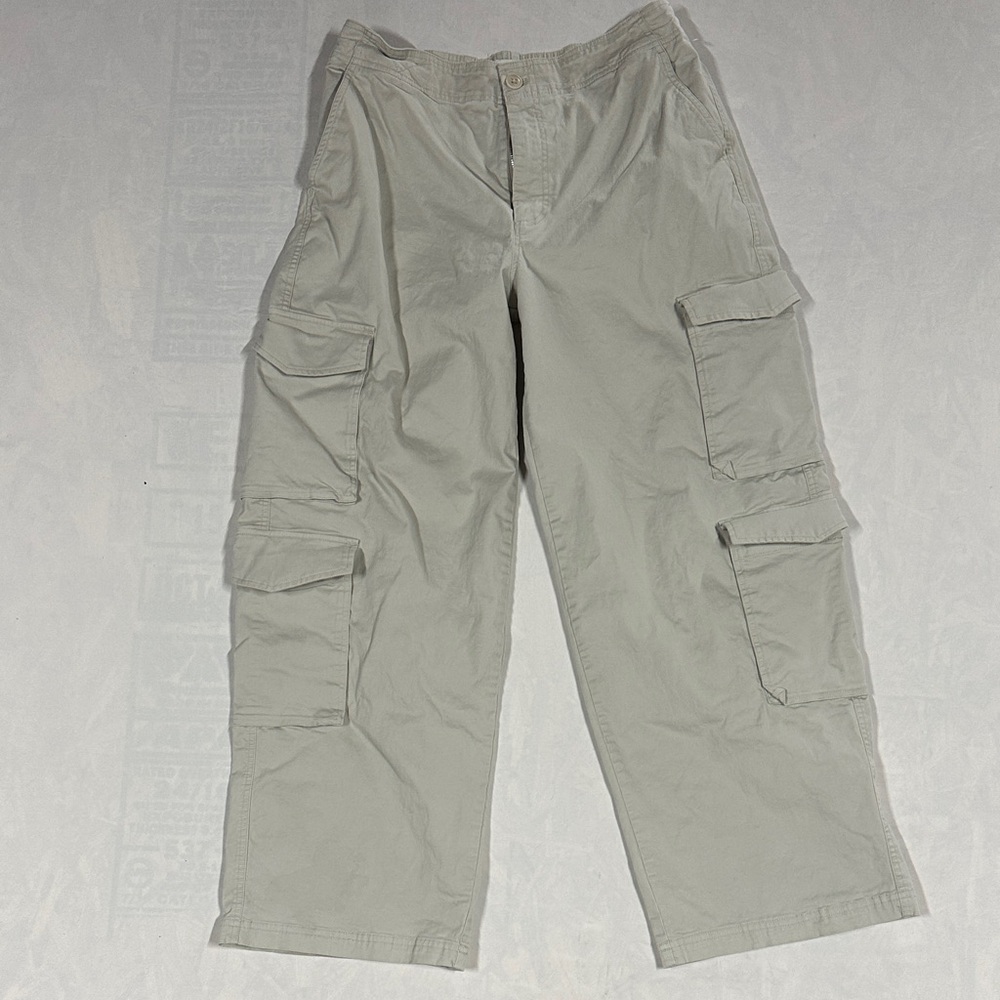 Vintage Y2K Baggy Abercrombie and Fitch Paratrooper Cargo Pants Womens 31 or 12